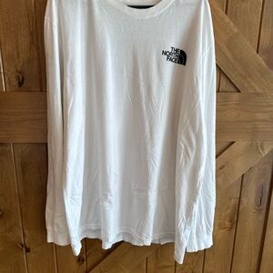 The North Face White Long Sleeve Shirt 2xl